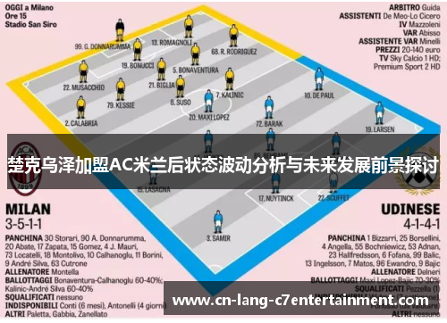 楚克乌泽加盟AC米兰后状态波动分析与未来发展前景探讨